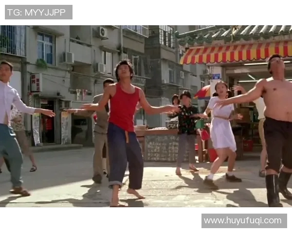 少林足球星爷展现腰马合一功夫绝技力拔山河技惊四座