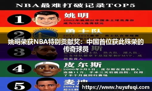 姚明荣获NBA特别贡献奖：中国首位获此殊荣的传奇球员